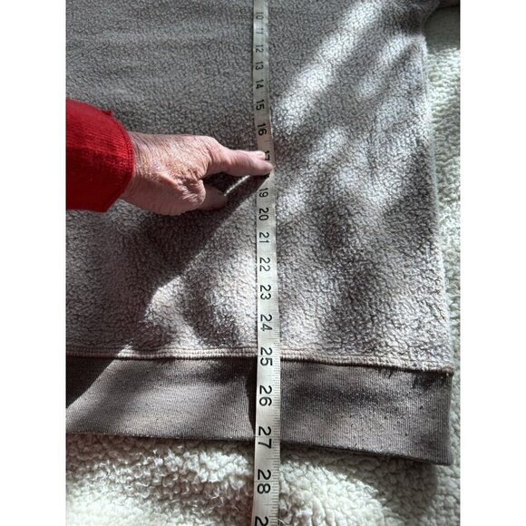 Goodlife Reverso Fleece Sweatshirt Macchiato Brown Size M - Picture 9 of 10